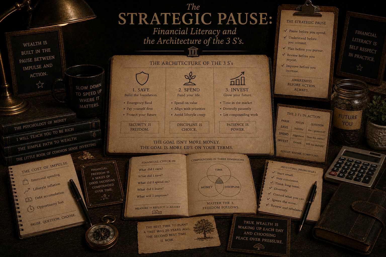 The Strategic Pause: Financial Literacy and the Architecture of the 3 S's
