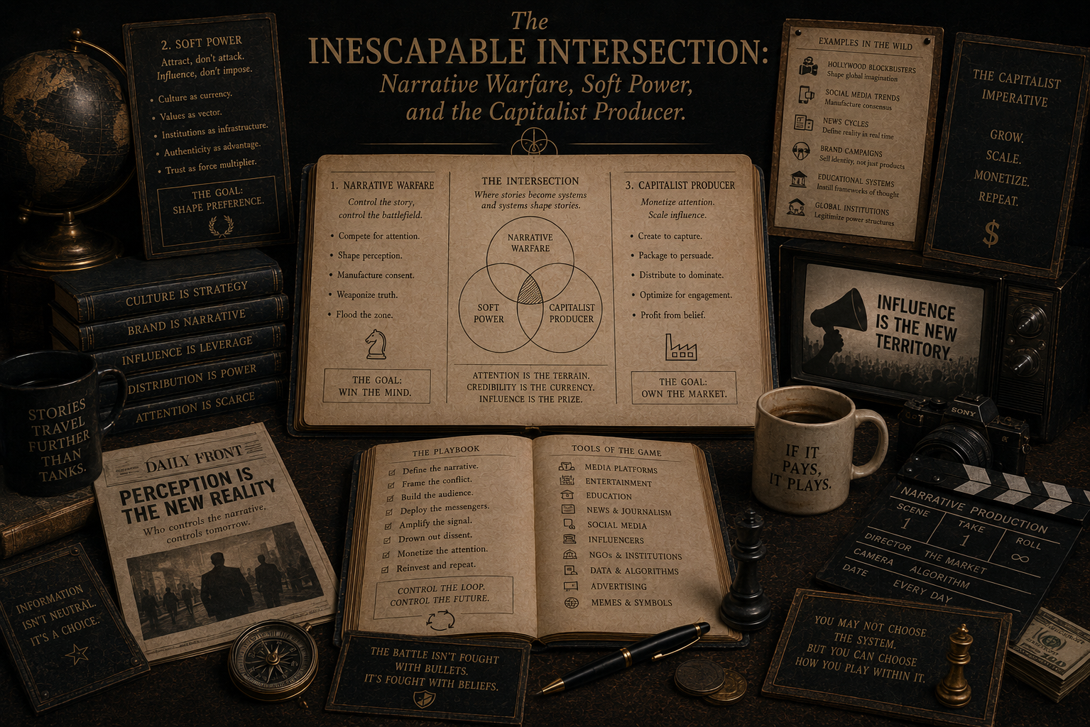 The Inescapable Intersection: Narrative Warfare, Soft Power, and the Capitalist Producer.