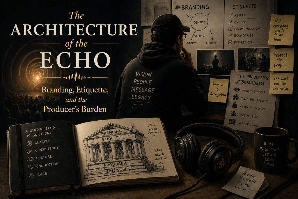 The Architecture of the Echo Branding, Etiquette, and the Producer’s Burden.
