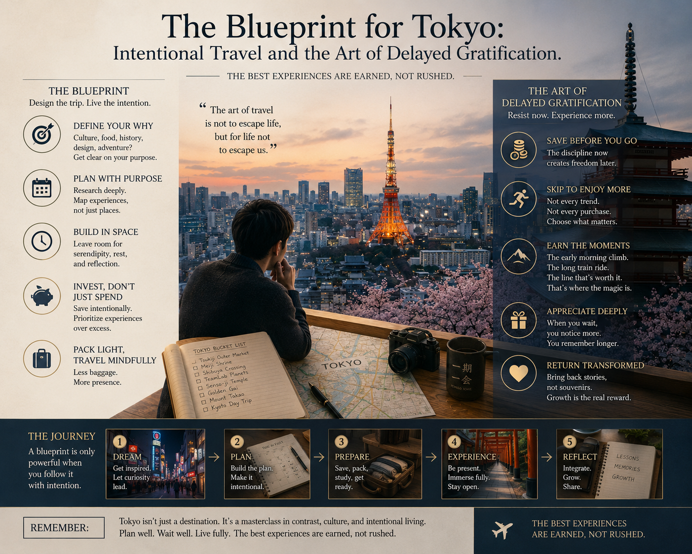 The Blueprint for Tokyo Intentional Travel and the Art of Delayed Gratification.